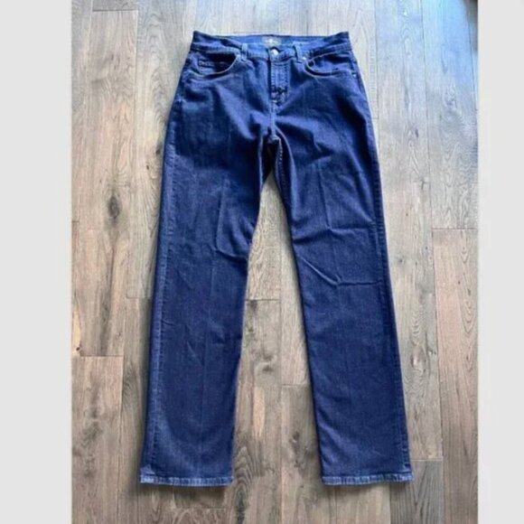 7 For All Mankind Austyn Jeans Size 32 Dark Wash Straight Leg Denim Men's